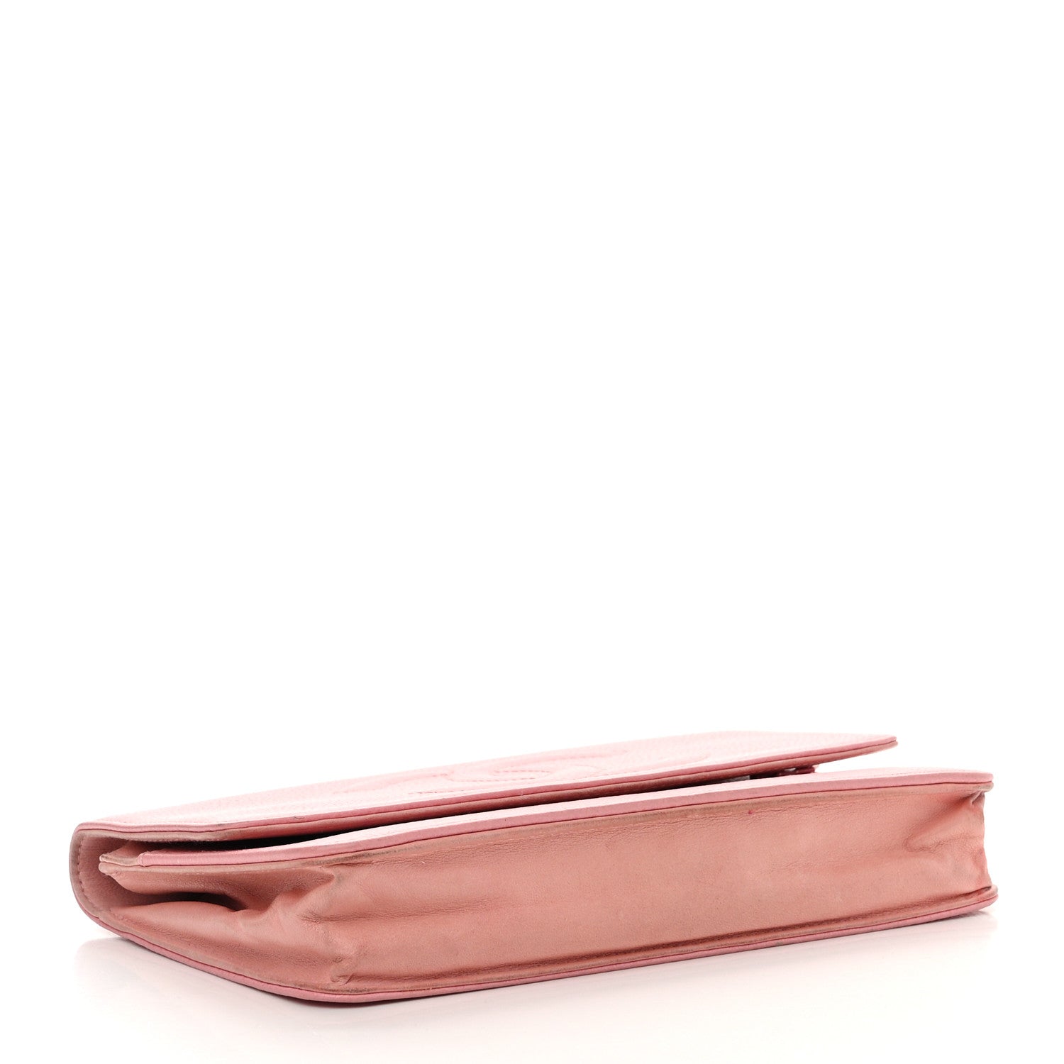 Chanel Caviar Timeless CC Wallet on Chain WOC Pink 4 of 19