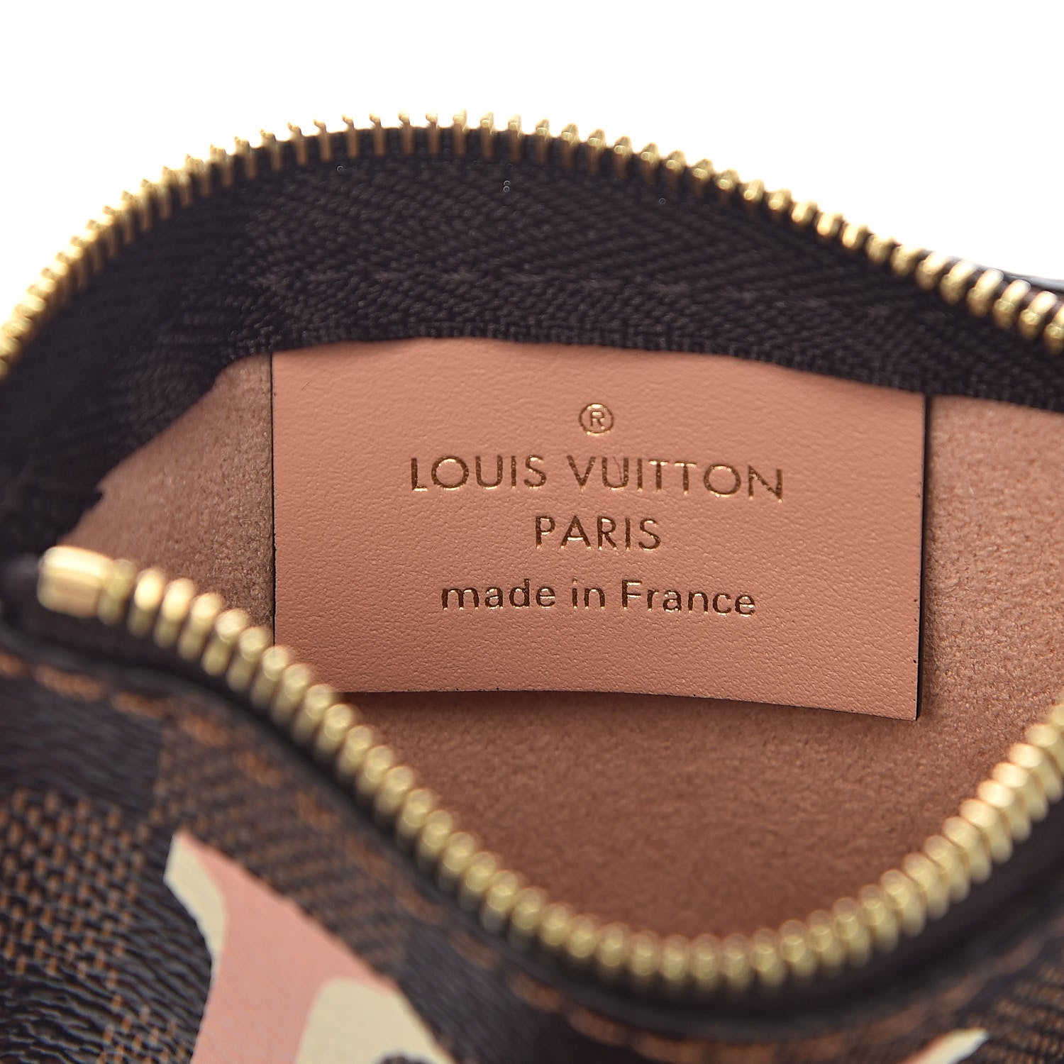 Louis Vuitton Damier Ebene Belmont Pochette Venus Pink 6 of 7