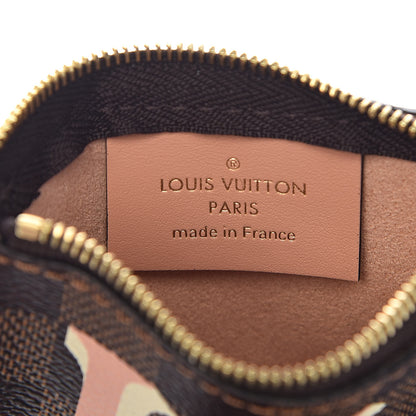 Louis Vuitton Damier Ebene Belmont Pochette Venus Pink 6 of 7