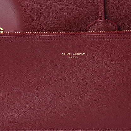 Saint Laurent Calfskin Large Shopping Tote Carmin 13 of 14