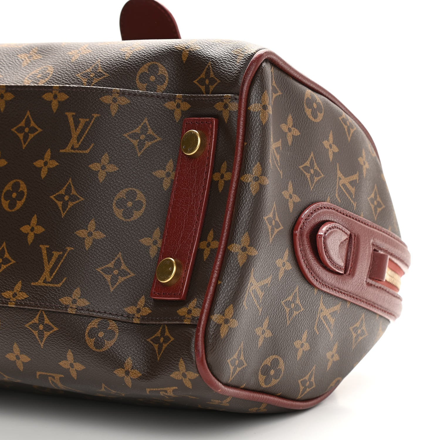 Louis Vuitton Monogram Golden Arrow Speedy Burgundy 10 of 12