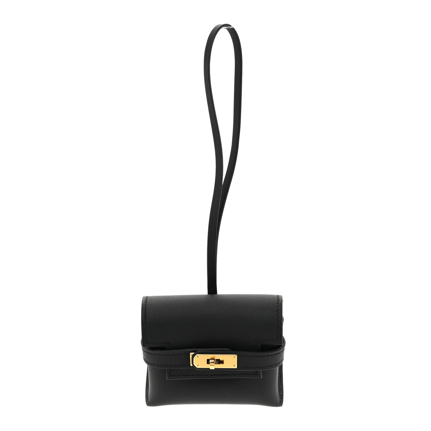 Hermes Swift Kelly Festival Bag Charm Black 1 of 6