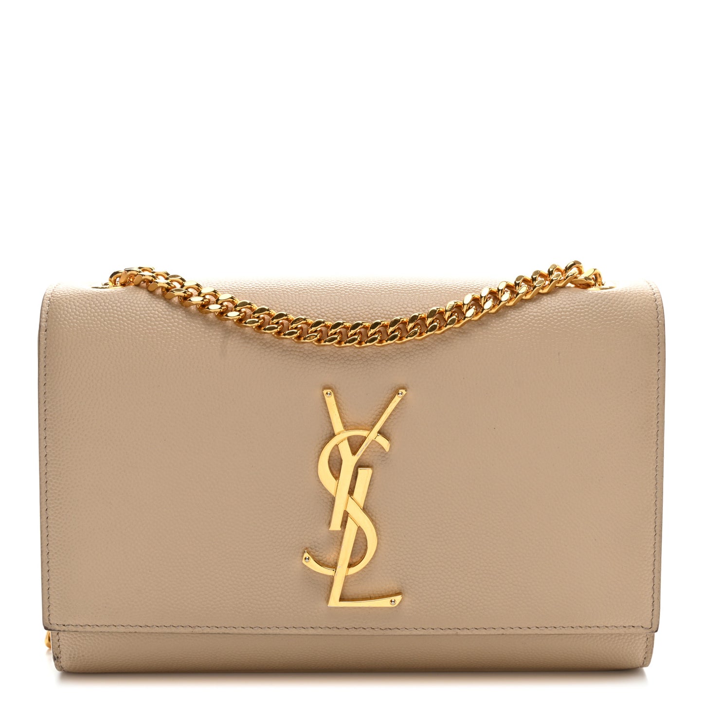 Grain De Poudre Small Monogram Kate Satchel Nude Powder