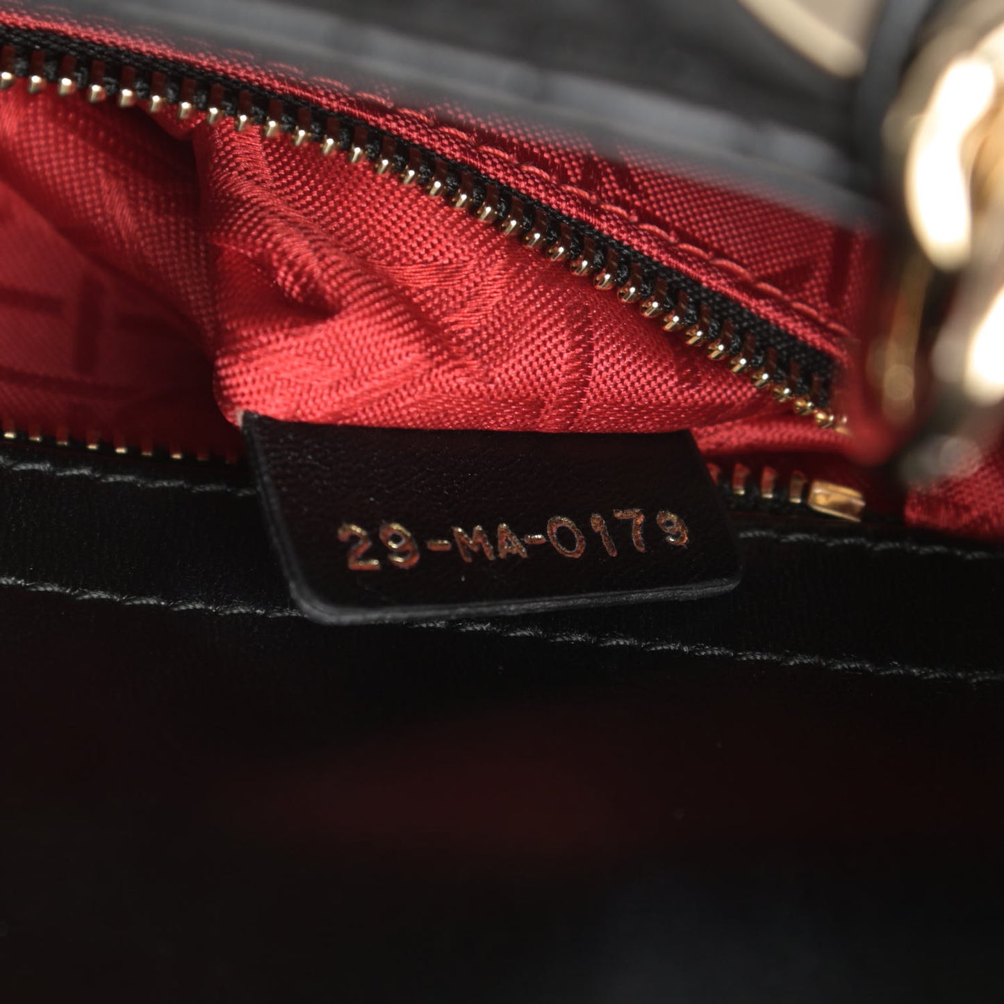 Lambskin Cannage Small My ABCDior Lady Dior Black