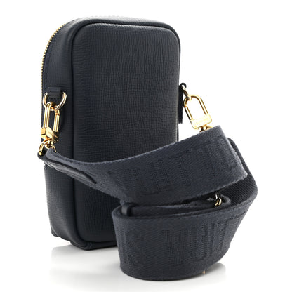 Louis Vuitton X NIGO Denim Monogram Flat Double Phone Pouch 3 of 7