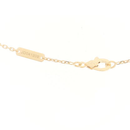 Van Cleef & Arpels 18K Yellow Gold Malachite Vintage Alhambra Pendant Necklace 6 of 6