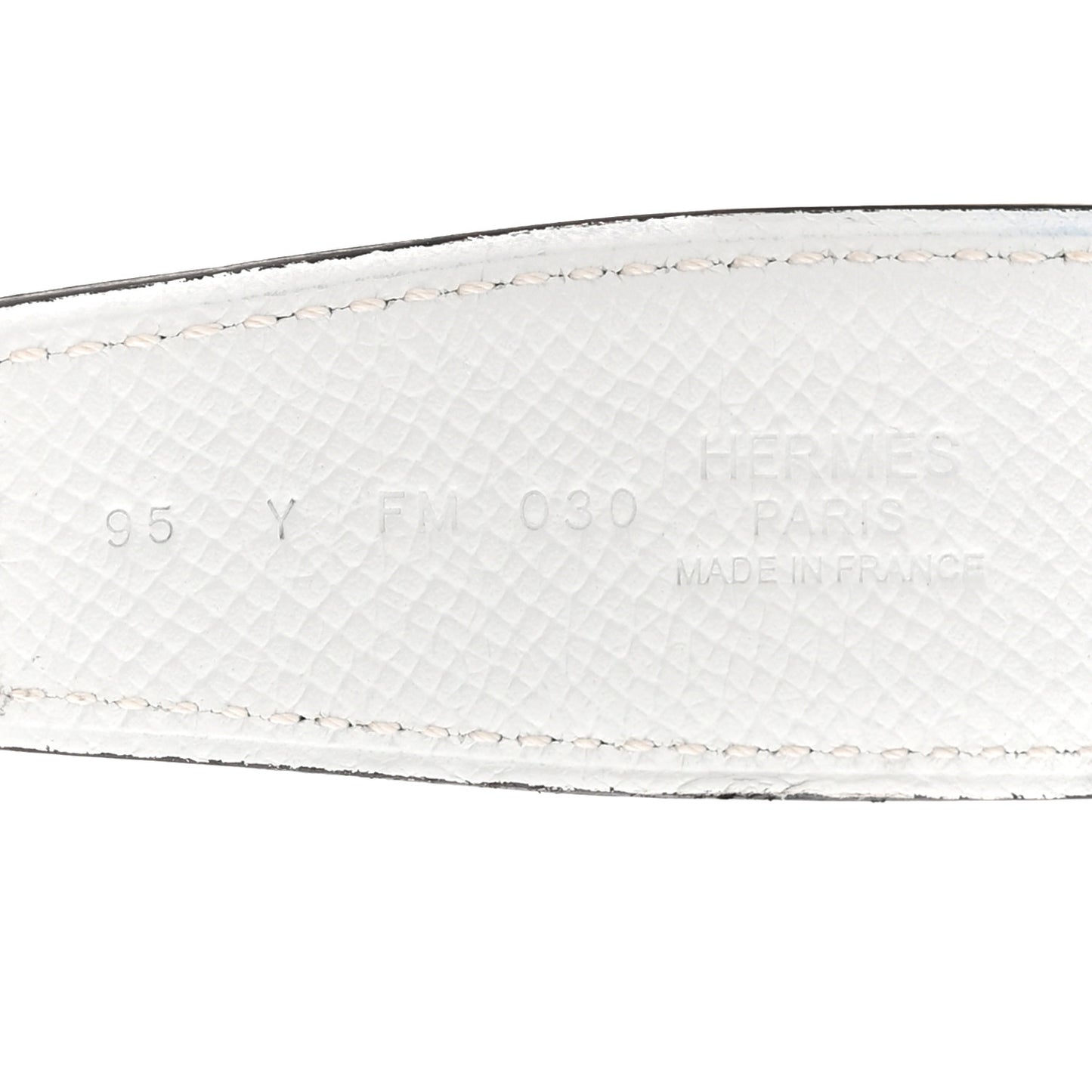 Epsom 32mm Belt Strap 95 38 Etoupe White