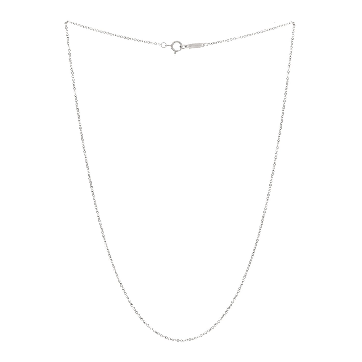 Platinum Chain Necklace 16"