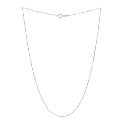 Tiffany Platinum Chain Necklace 16" 3 of 4