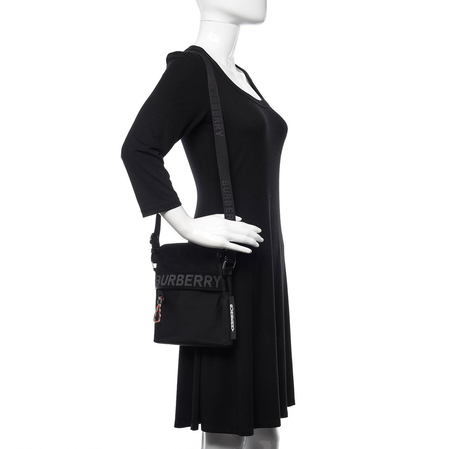 Nylon Neo Crossbody Bag Black