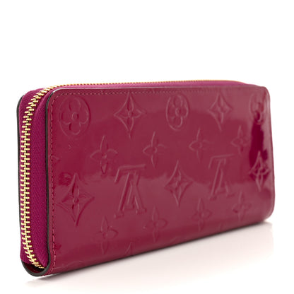 Louis Vuitton Vernis Clemence Wallet Magenta 3 of 7