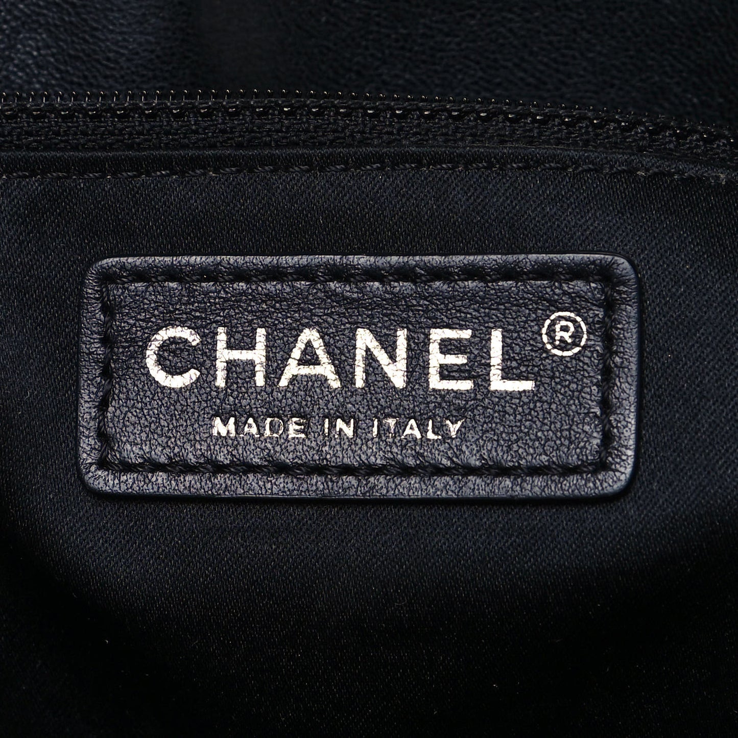 Lambskin Quilted Daily Shopping Tote Black
