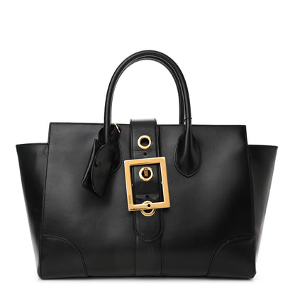 Gucci Calfskin Medium Lady Buckle Top Handle Bag Black 1 of 13
