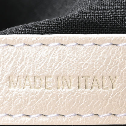 Balenciaga Agneau Arena Small Le Cagole Bucket Bag Optic White 7 of 11