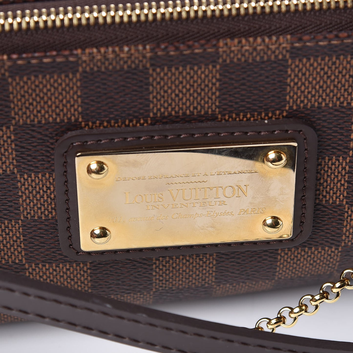 Damier Ebene Eva Clutch