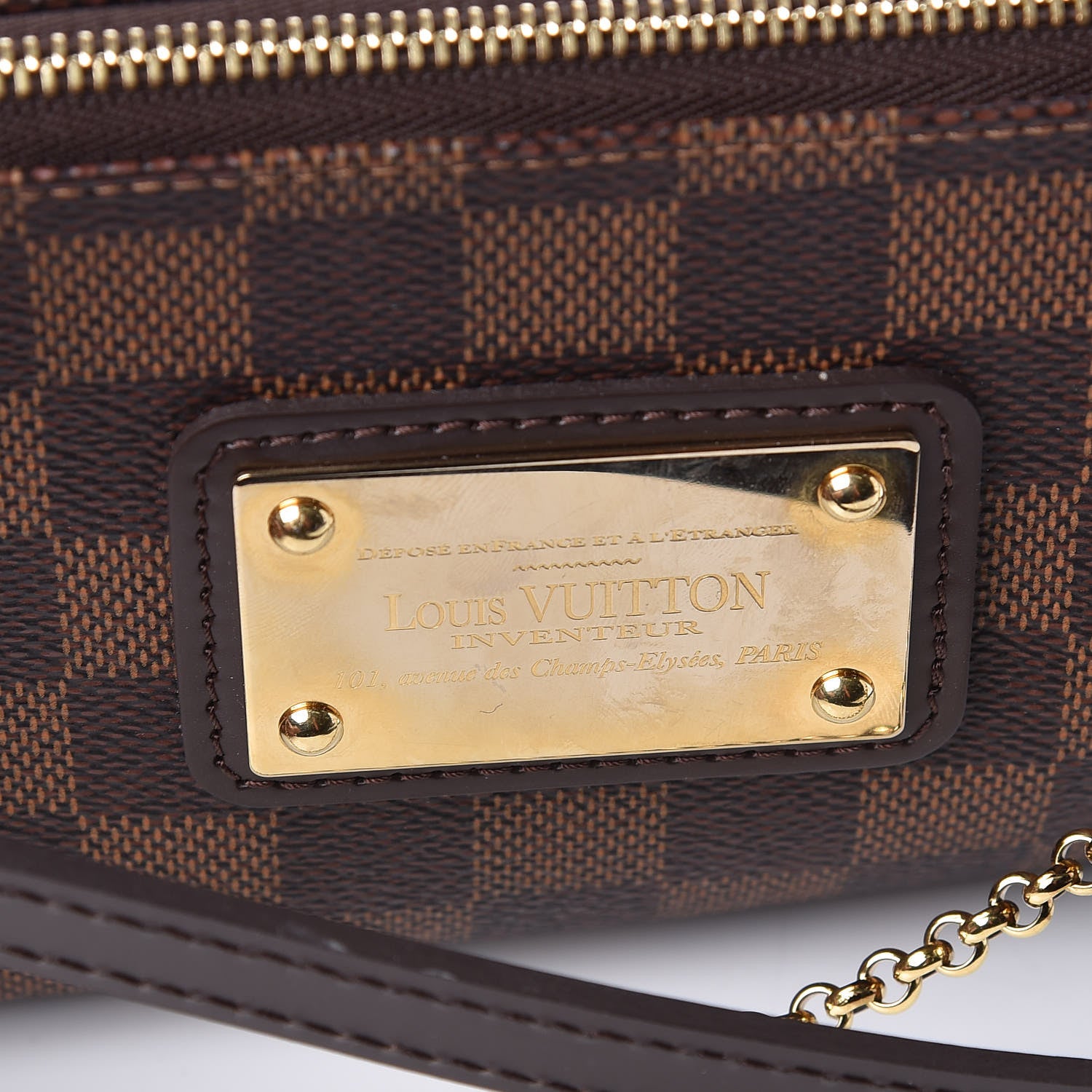 Louis Vuitton Damier Ebene Eva Clutch 10 of 10
