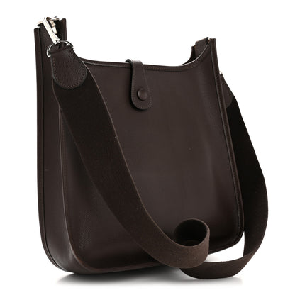 Hermes Epsom Evelyne PM Chocolate 3 of 12