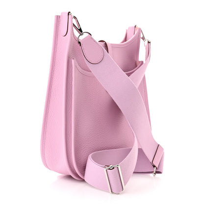 Hermes Taurillon Clemence Evelyne III PM Mauve Sylvestre 3 of 11