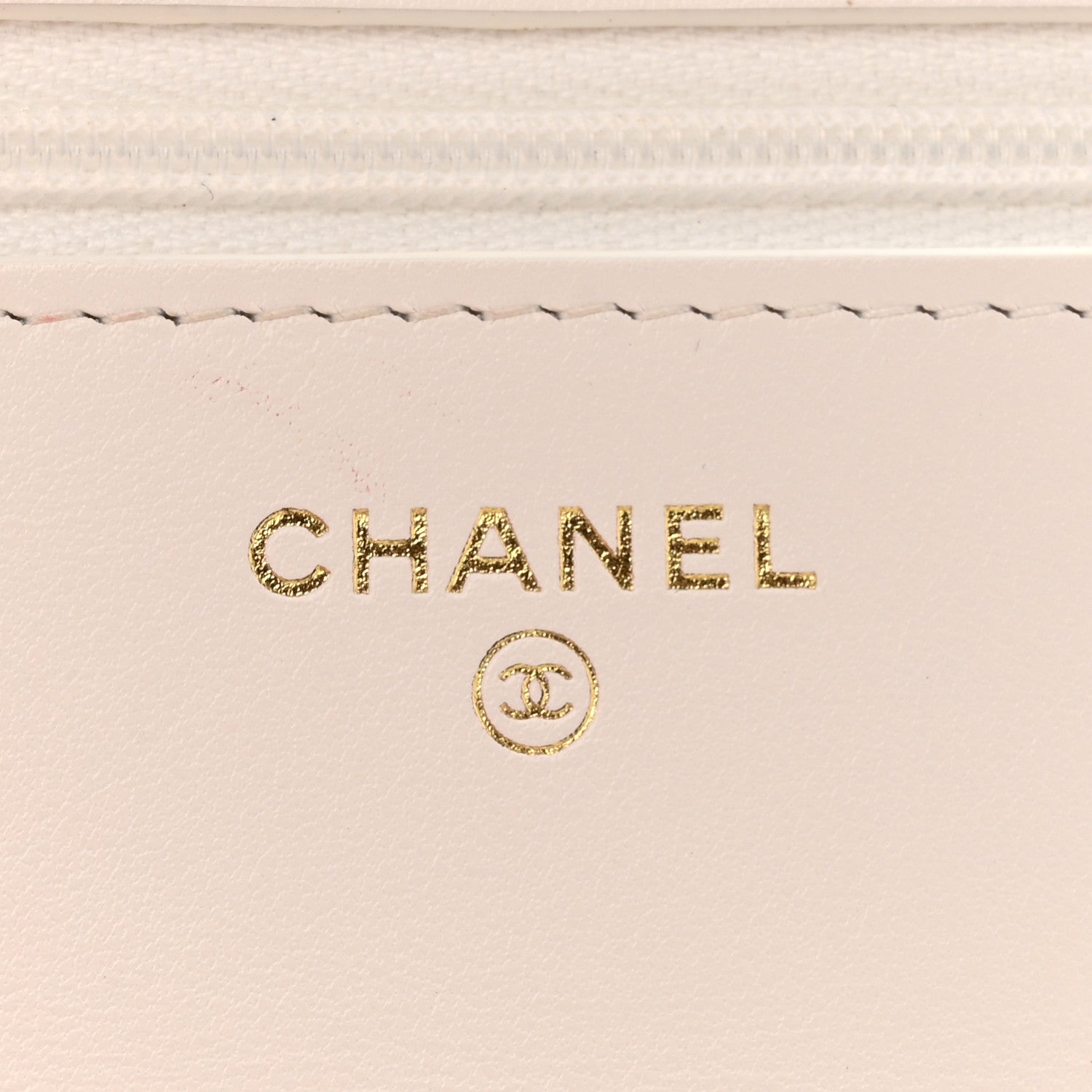 Chanel Shiny Crumpled Calfskin Quilted Enamel Heart Wallet On Chain WOC White 6 of 13