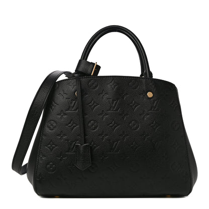 Louis Vuitton Empreinte Montaigne MM Black 1 of 9