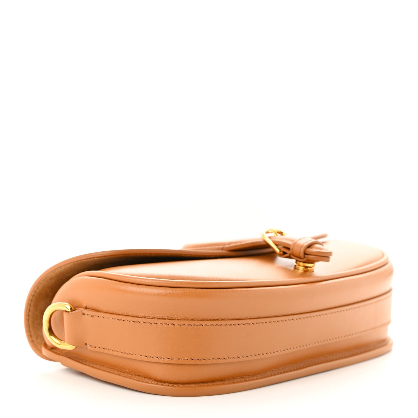 Box Calfskin East West Bobby Bag Amber