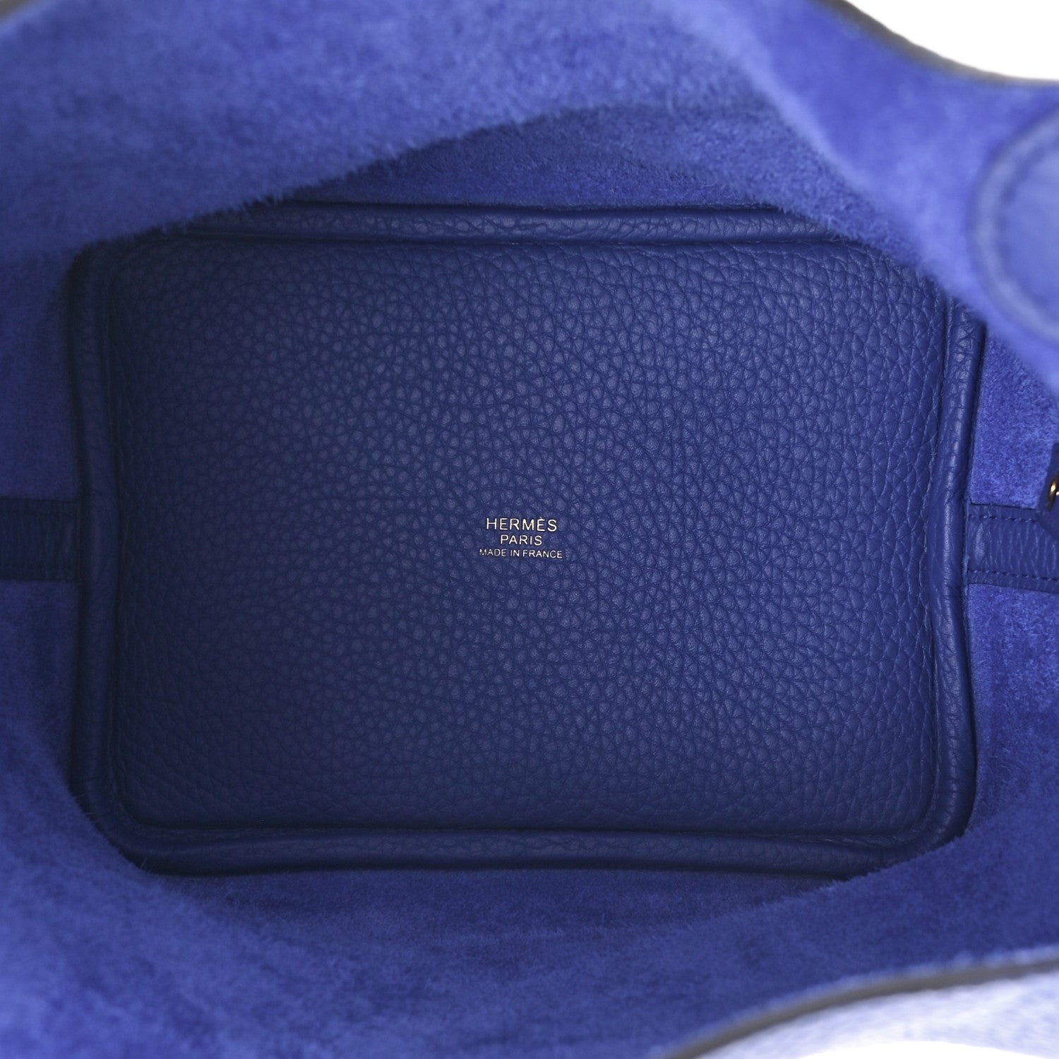 Hermes Taurillon Clemence Picotin Lock 18 PM Bleu Electrique 5 of 11