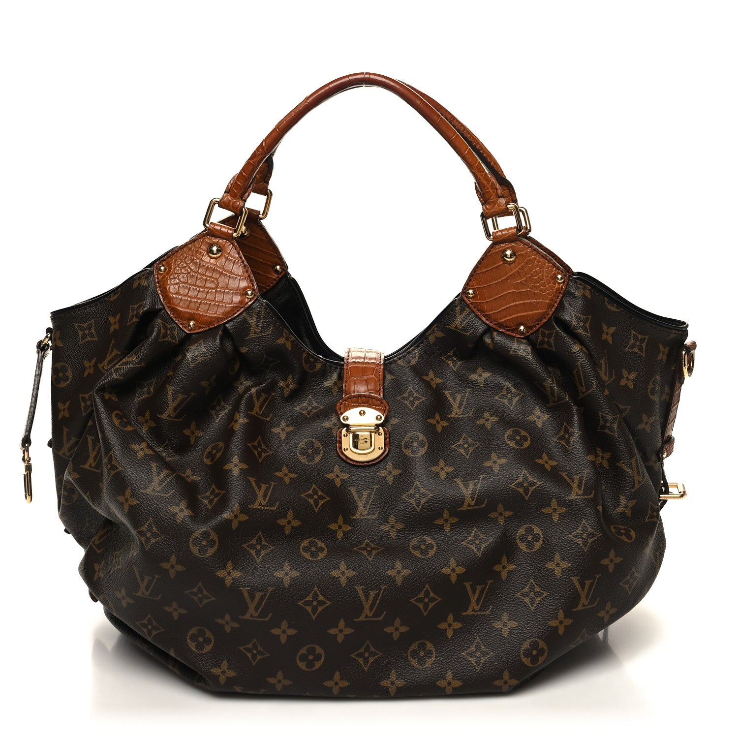 Louis Vuitton Monogram Alligator Trim Mahina XL 1 of 9