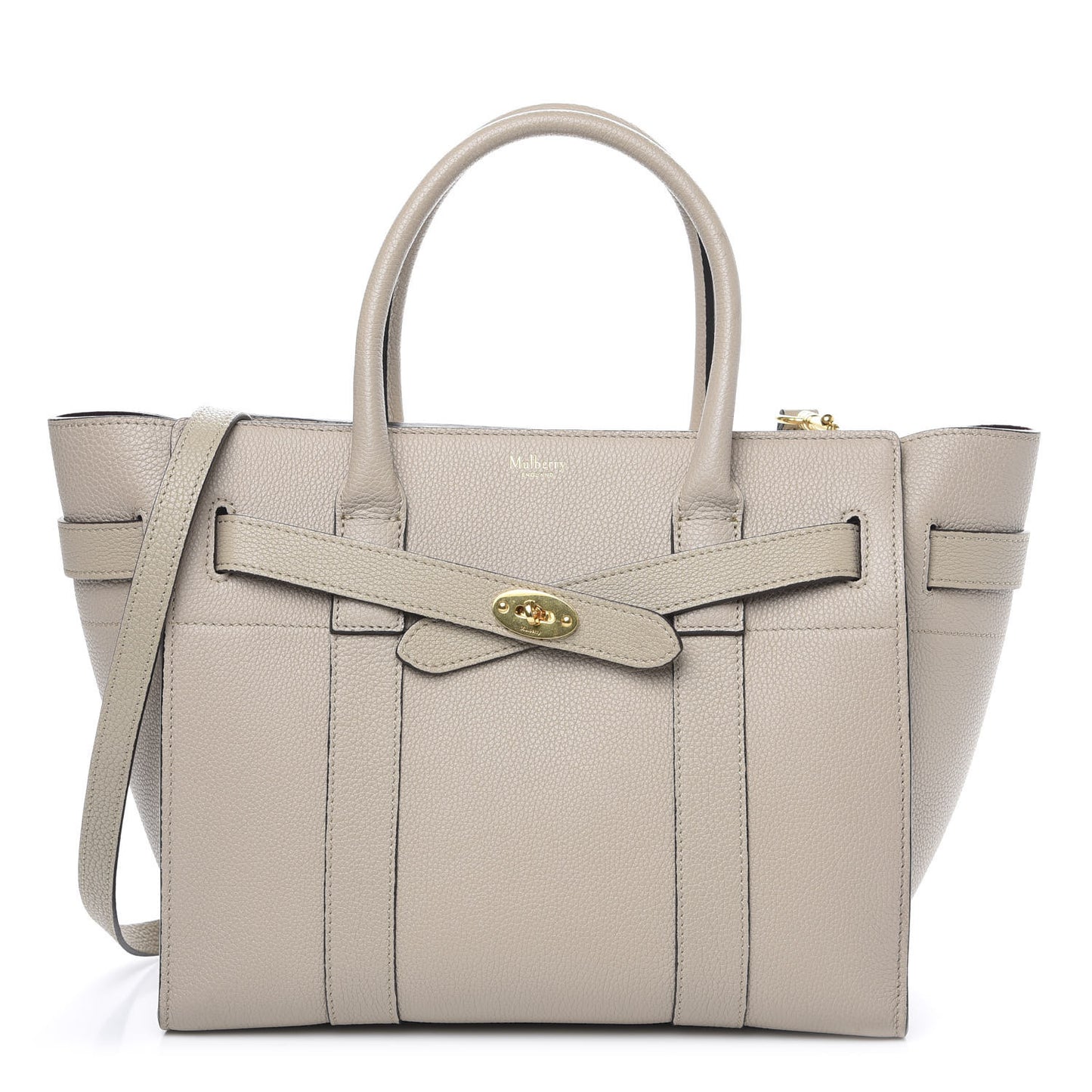 Classic Grain Small Bayswater Zip Tote Dune