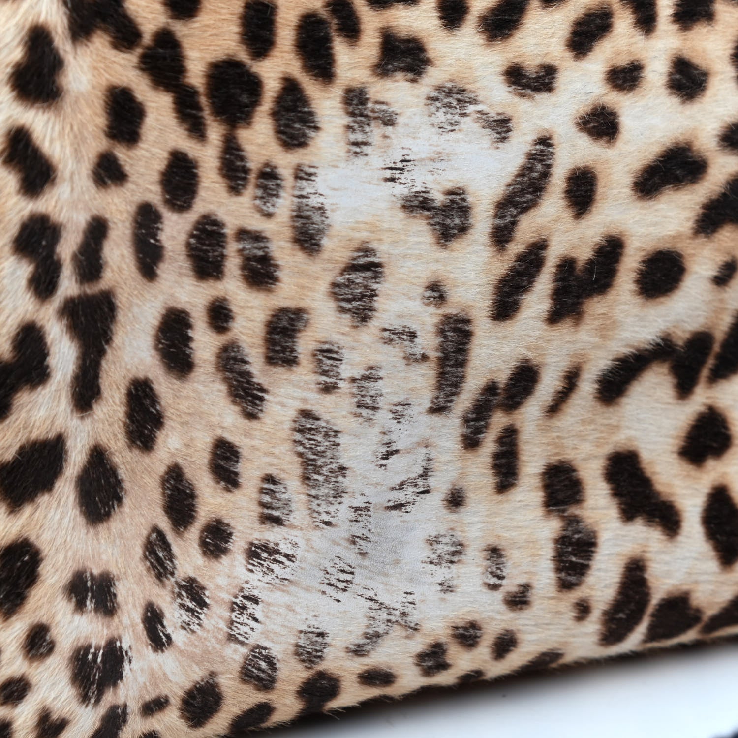 Gucci Calf Hair Bamboo Web Leopard Print Small Nymphaea Top Handle Bag Black 12 of 12