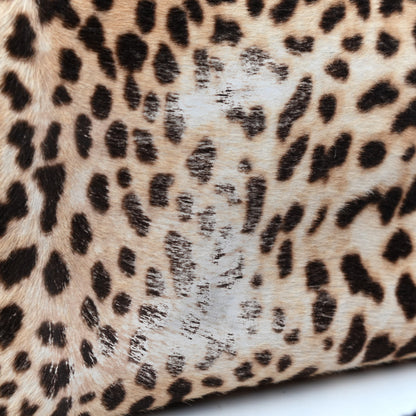 Gucci Calf Hair Bamboo Web Leopard Print Small Nymphaea Top Handle Bag Black 12 of 12