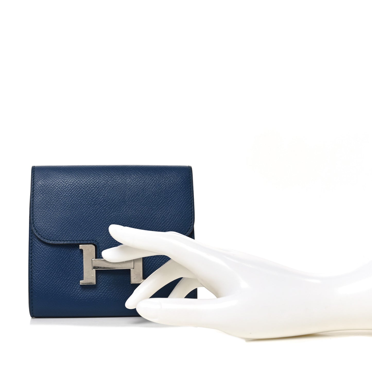 Epsom Constance Short Wallet Bleu de Prusse