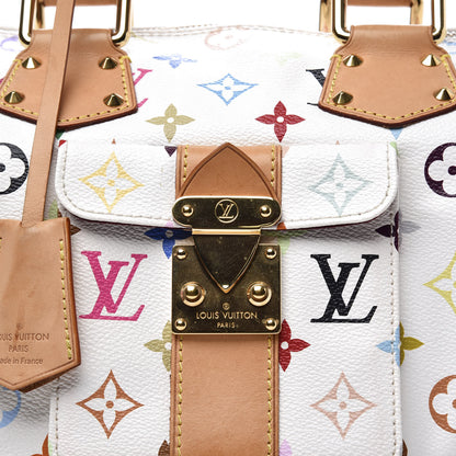Louis Vuitton Monogram Multicolor Speedy 30 White 8 of 10