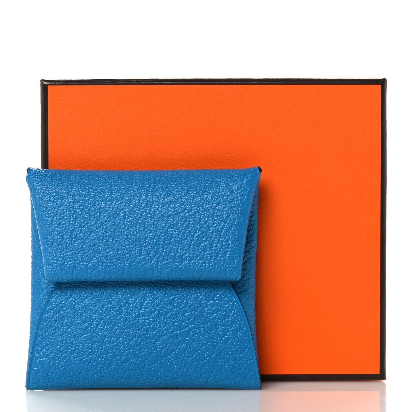 Chevre Mysore Bastia Verso Coin Purse Bleu Frida Cuivre