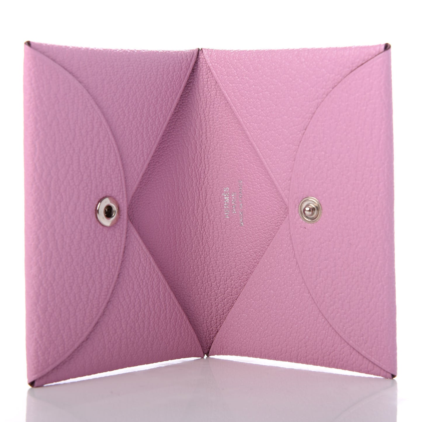 Chevre Mysore Calvi Card Case Mauve Sylvestre
