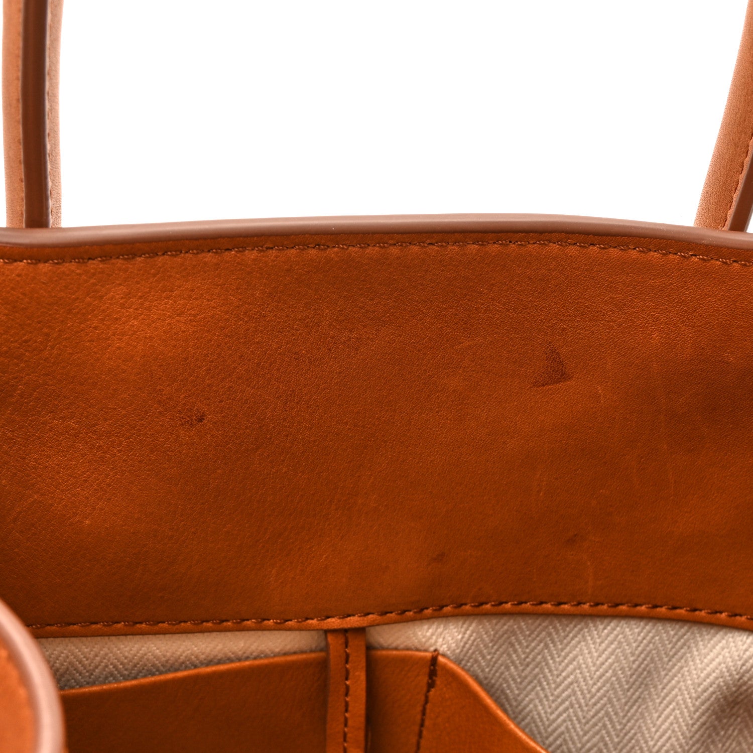 The Row Polished Saddle Calfskin Soft Margaux 12 Cuir 10 of 13