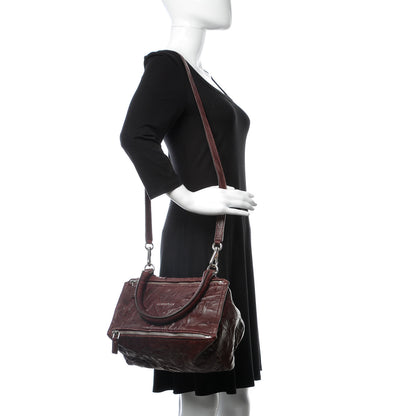 Givenchy Tumbled Sheepskin Small Pandora Oxblood 3 of 16