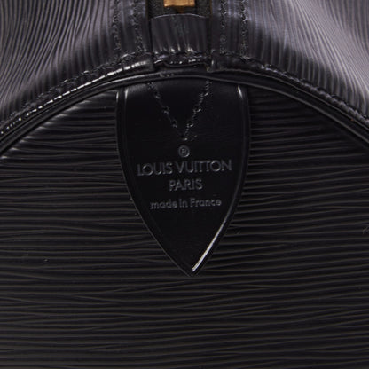 Louis Vuitton Epi Keepall 45 Black 9 of 10