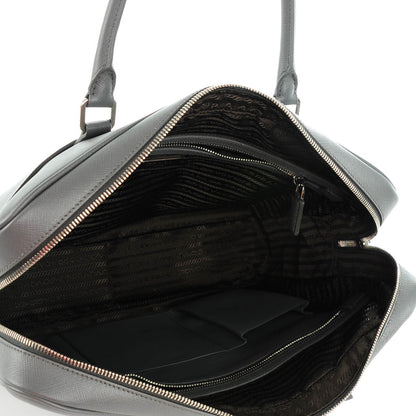 Prada Saffiano Logo Briefcase Marmo 5 of 8