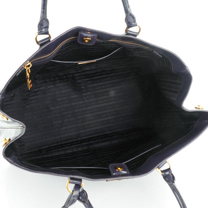 Prada Saffiano Vernice Large Tote Uva 5 of 9