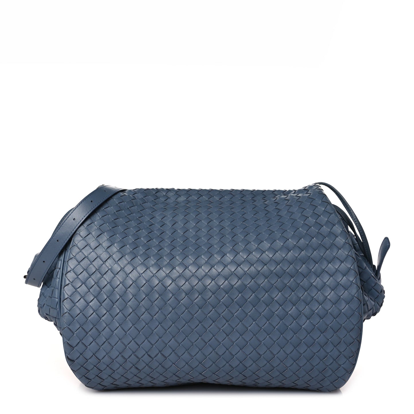 Nappa Intrecciato Small Messenger Flap Krim