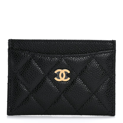 Chanel Caviar Quilted Card Holder Black 1 of 9