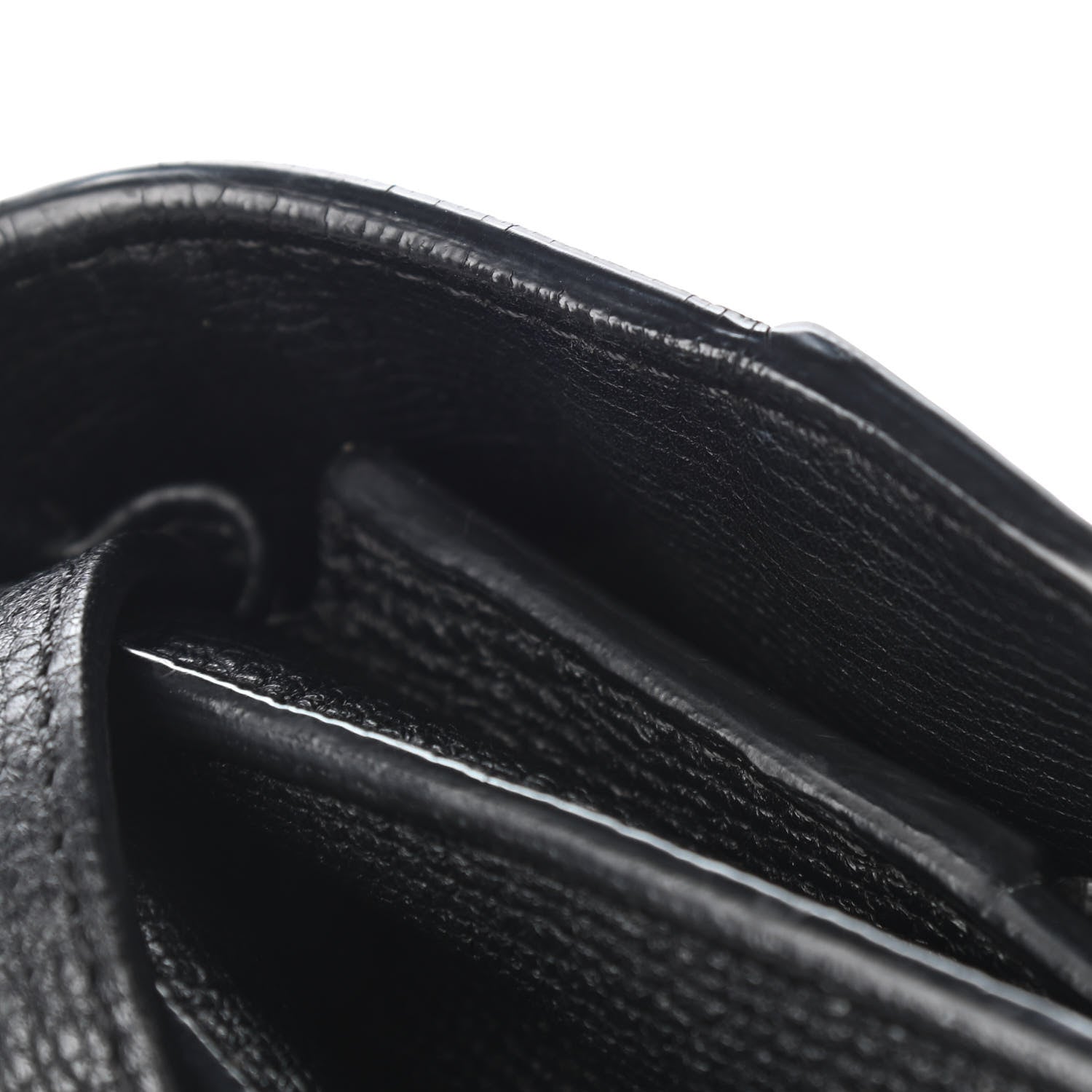 Burberry Grainy Calfskin Broguing Tassel Macken Crossbody Bag Black 16 of 18