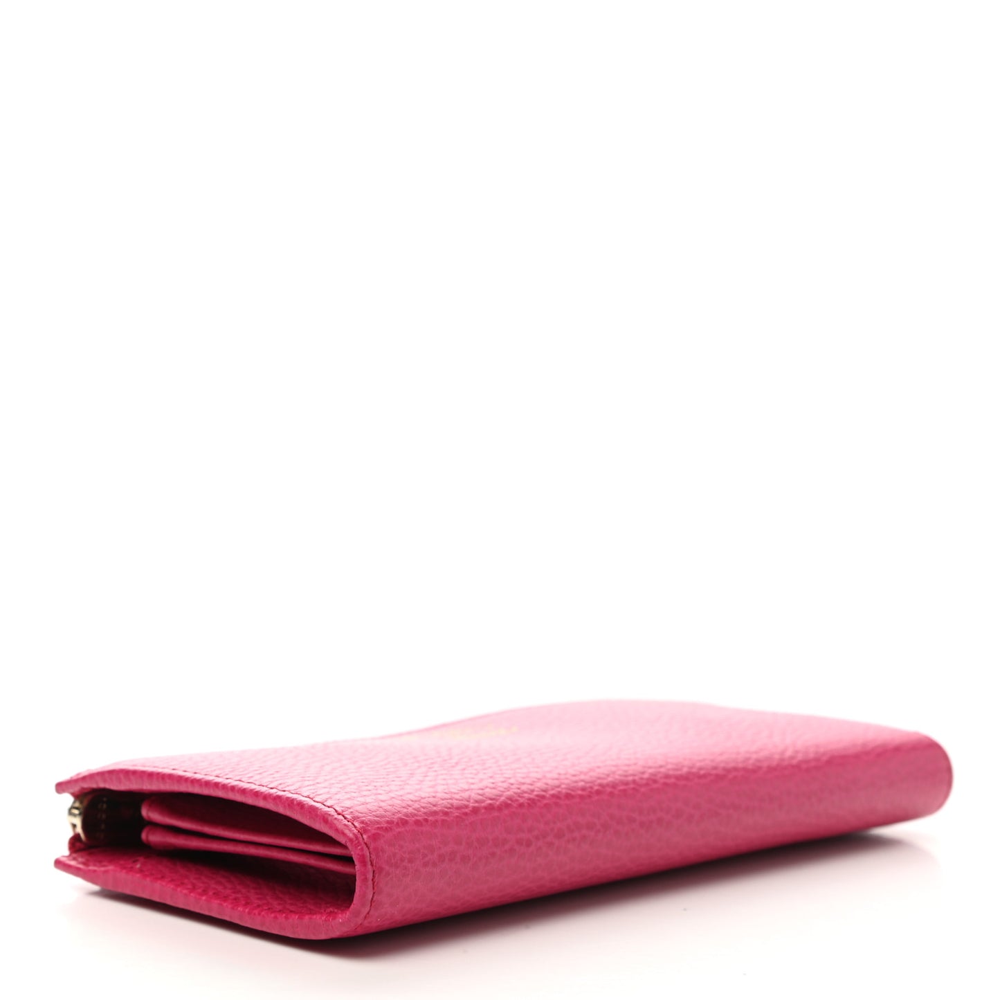 Dollar Calfskin Swing Zip Wallet Blossom