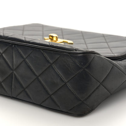Chanel Lambskin Quilted Mini Square Flap Bag Black 9 of 10