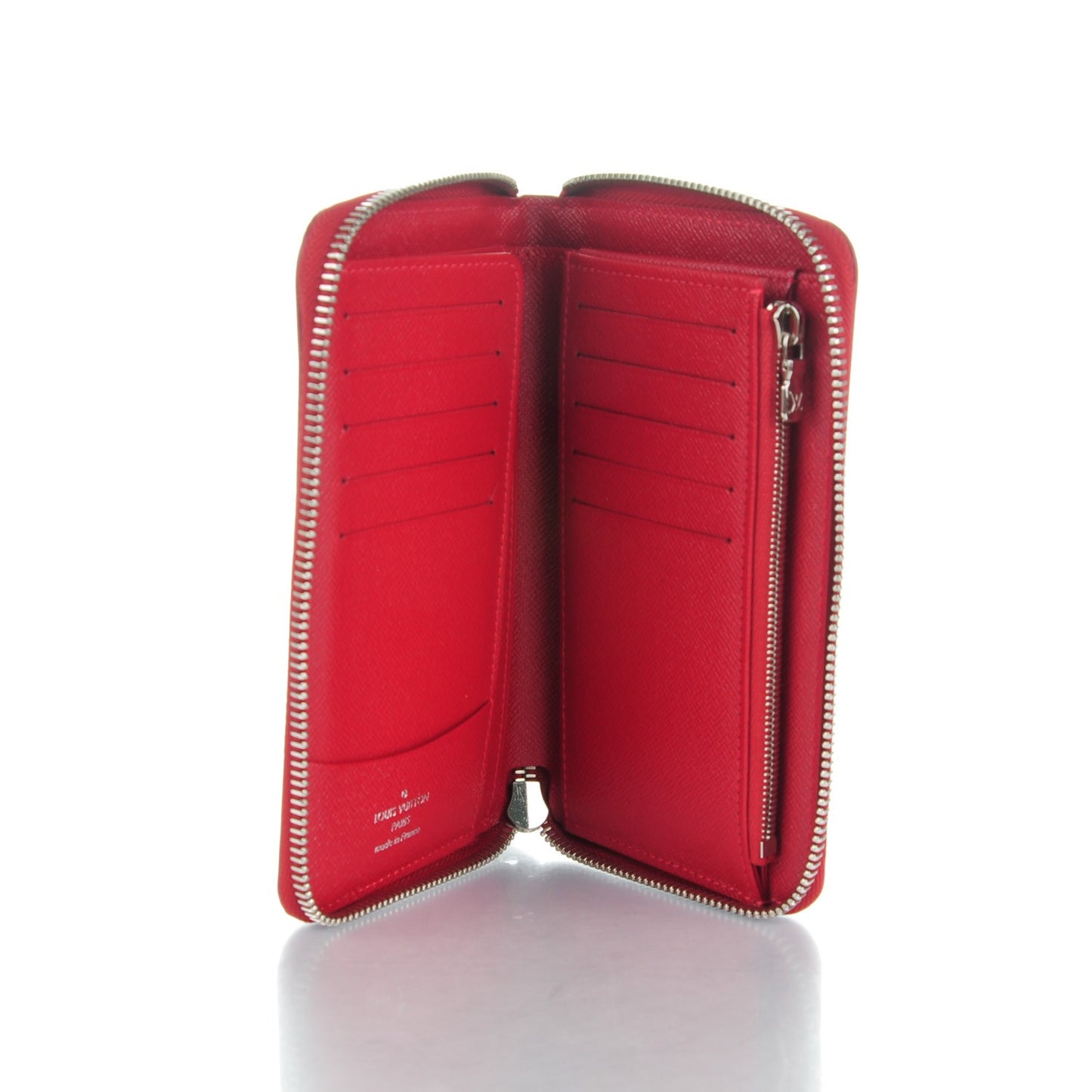 Epi Compact Zippy Wallet Carmine
