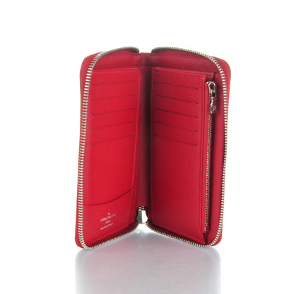 Louis Vuitton Epi Compact Zippy Wallet Carmine 5 of 7