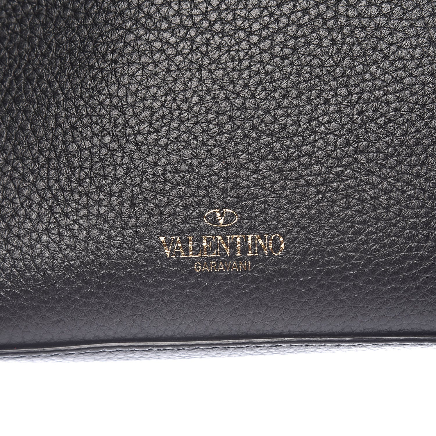 Valentino Garavani Pebbled Calfskin Medium Rockstud Flip Lock Crossbody Bag Black 9 of 10