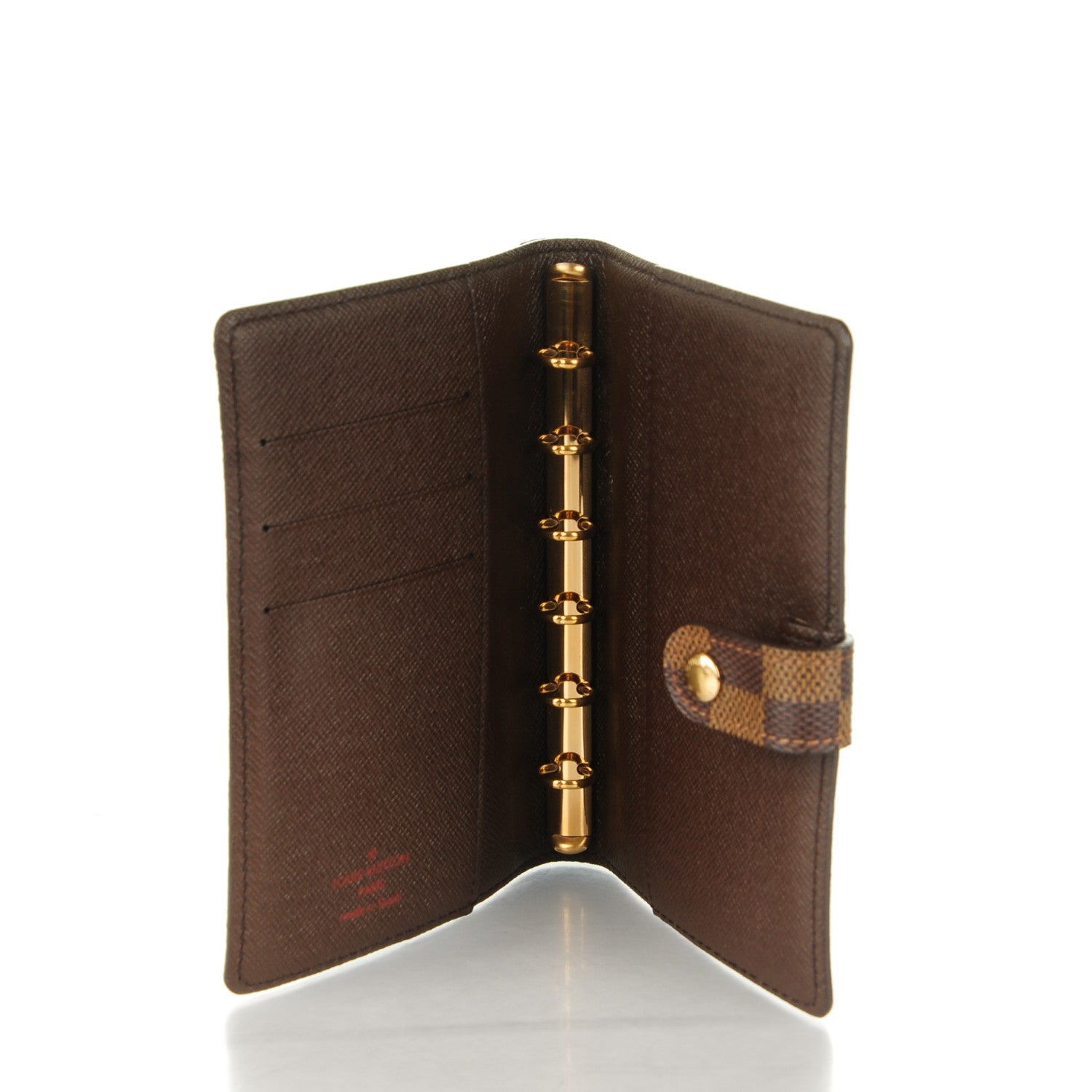 Louis Vuitton Damier Ebene Small Ring Agenda Cover 5 of 7