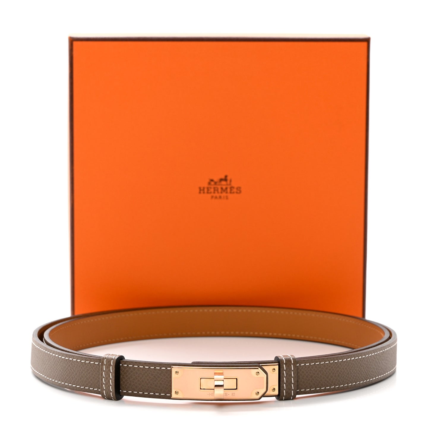 Epsom Kelly Belt Etoupe
