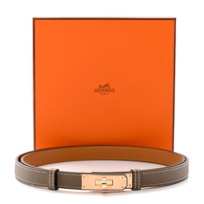 Hermes Epsom Kelly Belt Etoupe 5 of 5